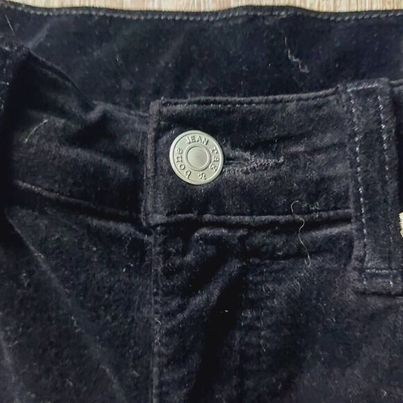 rag & bone High Rise Ankle Skinny Velvet Jeans Black Size 26 - Picture 7 of 10